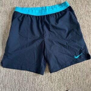 Nike Navy Blue Athletic Shorts XL